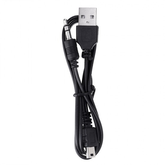 50cm 3.5mm Audio Jack USB to Mini USB Cable for Speakers Mp3 MP4 Player Audio Cable