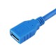 50cm USB 3.0 Type A Male to A Female Extension Cable