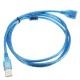 5FT 1.5m Clear Blue USB 2.0 Extension Male to Female Connector Cable 5FT 1.5m Clear Blue USB 2.0 Extension Male to Female Connector Cable