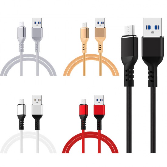 5V 2A Micro USB Fast Charging TPE Data Cable For Smartphone Tablet