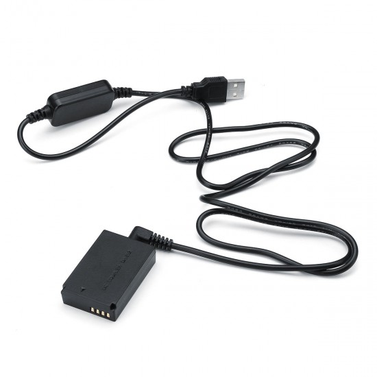 5V USB Cable DC 8.4V Power Bank+DR-E 12 DC Coupler LP-E12 Dummy Battery for Canon EOS M EOS M2 M10 M50 Camera 5V USB Cable DC 8.4V Power Bank+DR-E 12 DC Coupler LP-E12 Dummy Battery for Canon EOS M EOS M2 M10 M50 Camera