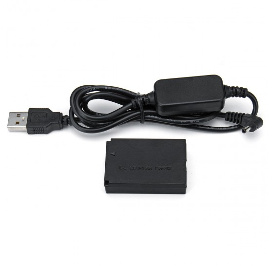 5V USB Cable DC 8.4V Power Bank+DR-E 12 DC Coupler LP-E12 Dummy Battery for Canon EOS M EOS M2 M10 M50 Camera 5V USB Cable DC 8.4V Power Bank+DR-E 12 DC Coupler LP-E12 Dummy Battery for Canon EOS M EOS M2 M10 M50 Camera