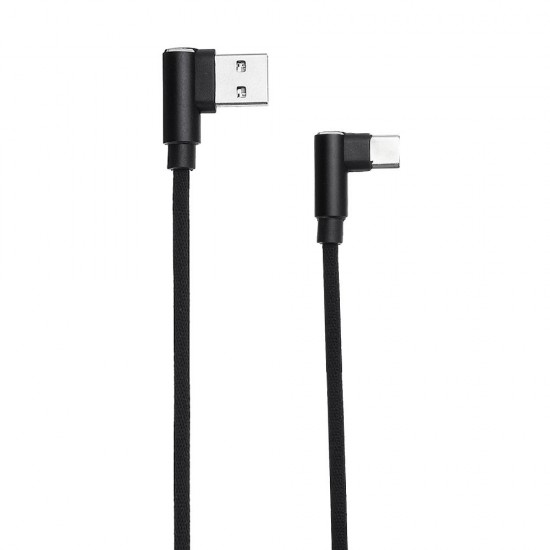 Double Right Angle Cable Type C to USB Tablet Cable -1M