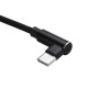 Double Right Angle Cable Type C to USB Tablet Cable -1M