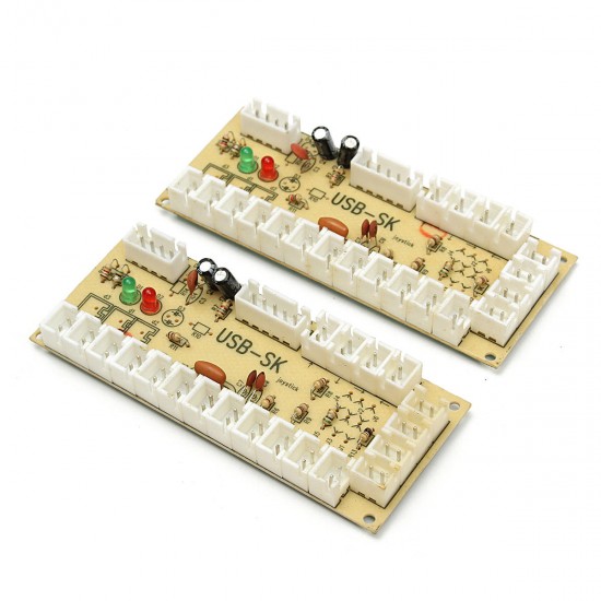 Arcade Encoder PC To 2pin Joystick + Happ Button 4.8mm Wires Zero Delay USB Arcade Encoder PC To 2pin Joystick + Happ Button 4.8mm Wires Zero Delay USB
