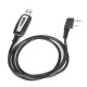 2 Pins Plug USB Programming Cable for Walkie Talkie for UV-5R serise BF-888S Walkie Talkie Accessories