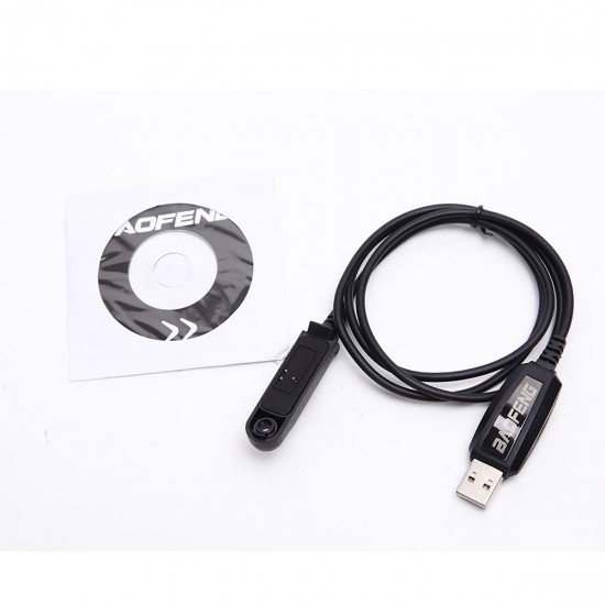 Two Way Walkie Talkie USB Programming Cable CD Firmware For Plus Radio BF-UV9R BF-A58 BF-9700 Two Way Walkie Talkie USB Programming Cable CD Firmware For Plus Radio BF-UV9R BF-A58 BF-9700