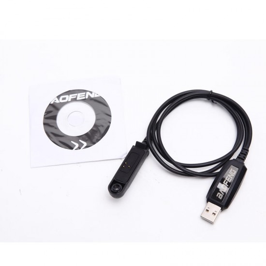 UV-9R BF-A58 USB Programming Cable Waterproof for UV-XR UV 9R BF A58 Walkie Talkie with CD Driver