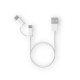 2 in 1 QC 3.0 Type C Micro USB Fast Charging Cable 1m For Oneplus5 6 Mi A1 Note 4