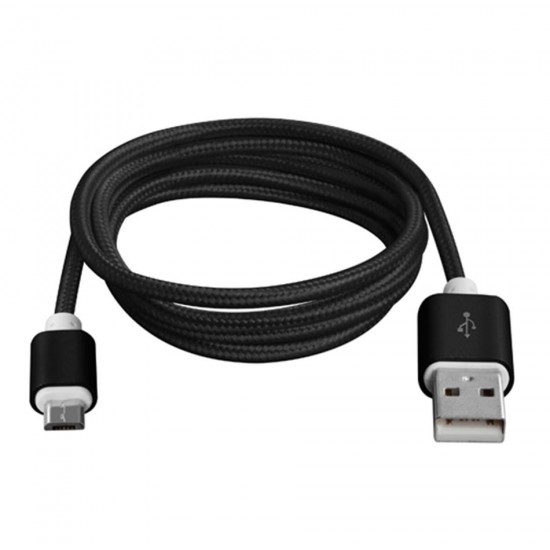 2.1A Micro USB Type C Nylon Braided Wire Fast Charging Data Cable For Mi8 Mi9 HUAWEI P20 Mate 20 S9 S10 Note