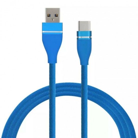 2.1A USB Type-C Fast Charging Braided Data Cable for POCO X3 NFC for Samsung Galaxy Note S20 ultra for Mi 10 2.1A USB Type-C Fast Charging Braided Data Cable for POCO X3 NFC for Samsung Galaxy Note S20 ultra for Mi 10