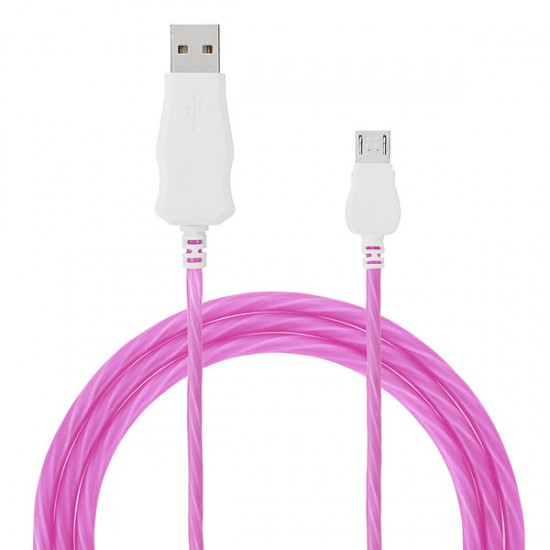 2.4A Flowing Light Micro USB Fast Charging Data Cable 1M For Smart Phone Tablet 2.4A Flowing Light Micro USB Fast Charging Data Cable 1M For Smart Phone Tablet