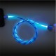 2.4A Micro USB Type C LED Light Magnetic Fast Charging Data Cable For Huawei P30 Pro Mate 30 9 Pro 7A 6Pro Y4800