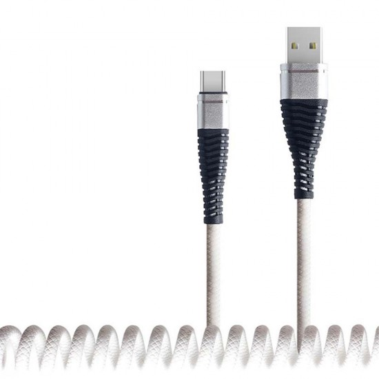2.4A Spring Micro USB Type C Fast Charging Data Cable For Huawei P30 Pro Mate 30 5G 9Pro K20 Pro K30 S10+ Note 10 5G 2.4A Spring Micro USB Type C Fast Charging Data Cable For Huawei P30 Pro Mate 30 5G 9Pro K20 Pro K30 S10+ Note 10 5G