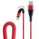 2.4A Spring Micro USB Type C Fast Charging Data Cable For Huawei P30 Pro Mate 30 5G 9Pro K20 Pro K30 S10+ Note 10 5G 2.4A Spring Micro USB Type C Fast Charging Data Cable For Huawei P30 Pro Mate 30 5G 9Pro K20 Pro K30 S10+ Note 10 5G
