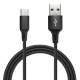 2.4A Type C Braided Fast Charging Data Cable 1m For Oneplus 5t 6 Mi A1 Mix 2 2.4A Type C Braided Fast Charging Data Cable 1m For Oneplus 5t 6 Mi A1 Mix 2