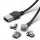3 In 1 180 Degree Rotating Type C Micro USB 3.5A Fast Charging Rotating Magnetic Data Cable For iPhone 11 Pro XS Huawei P30 3 In 1 180 Degree Rotating Type C Micro USB 3.5A Fast Charging Rotating Magnetic Data Cable For iPhone 11 Pro XS Huawei P30