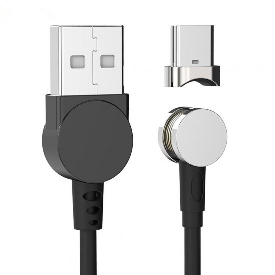 3 In 1 180 Degree Rotating Type C Micro USB 3.5A Fast Charging Rotating Magnetic Data Cable For iPhone 11 Pro XS Huawei P30 3 In 1 180 Degree Rotating Type C Micro USB 3.5A Fast Charging Rotating Magnetic Data Cable For iPhone 11 Pro XS Huawei P30