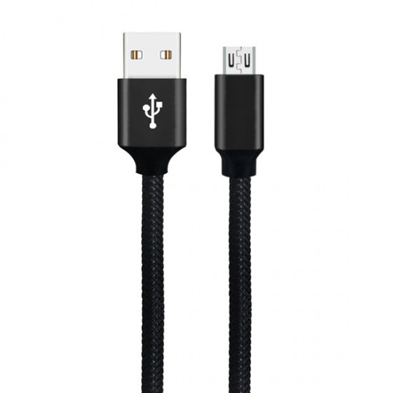 3A Micro USB Braided Fast Charging Data Cable 28cm For Note 5 S7 Edge S6