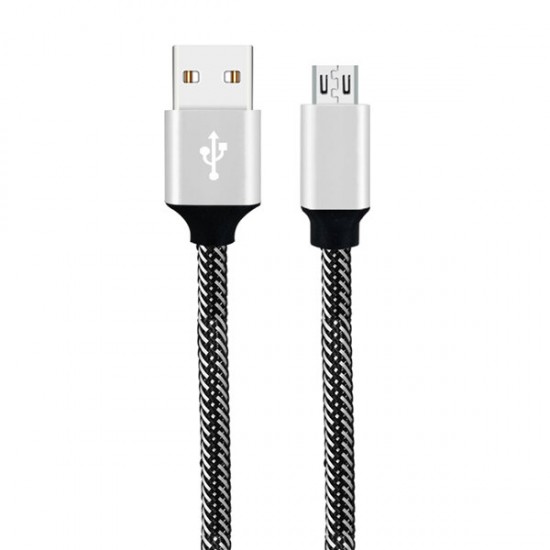 3A Micro USB Braided Fast Charging Data Cable 28cm For Note 5 S7 Edge S6