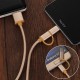 3A Micro USB Type C 2 In 1 Fast Charging Data Cable For HUAWEI VIVO Tablet