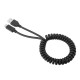 3A Retractable Spring USB3.0 Fast Charging Data Cable 1.5M For Pocophone F1 Oneplus 6T 3A Retractable Spring USB3.0 Fast Charging Data Cable 1.5M For Pocophone F1 Oneplus 6T