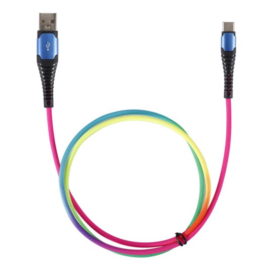 3A Type C Micro USB Colorful Fast Charging Data Cable For Huawei P30 Pro Mate 30 Mi9 9Pro 7A 6Pro Y4800 3A Type C Micro USB Colorful Fast Charging Data Cable For Huawei P30 Pro Mate 30 Mi9 9Pro 7A 6Pro Y4800