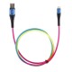 3A Type C Micro USB Colorful Fast Charging Data Cable For Huawei P30 Pro Mate 30 Mi9 9Pro 7A 6Pro Y4800