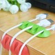 5-Channel TPR Sticky Earphone USB Cable Cord Winder Wrap Desktop Cable Organizer Wire Management Holder