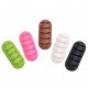 5-Channel TPR Sticky Earphone USB Cable Cord Winder Wrap Desktop Cable Organizer Wire Management Holder 5-Channel TPR Sticky Earphone USB Cable Cord Winder Wrap Desktop Cable Organizer Wire Management Holder