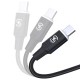 5A Magnetic Super Charging Type-C Micro USB Data Cable for Samsung S20 Huawei Matebook Notebook LG