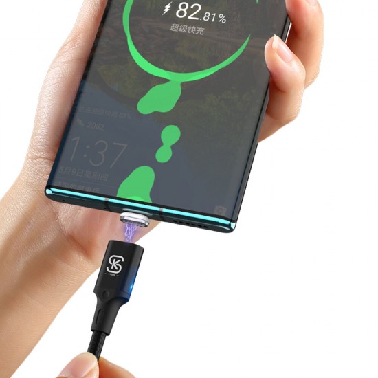 5A Magnetic Super Charging Type-C Micro USB Data Cable for Samsung S20 Huawei Matebook Notebook LG 5A Magnetic Super Charging Type-C Micro USB Data Cable for Samsung S20 Huawei Matebook Notebook LG
