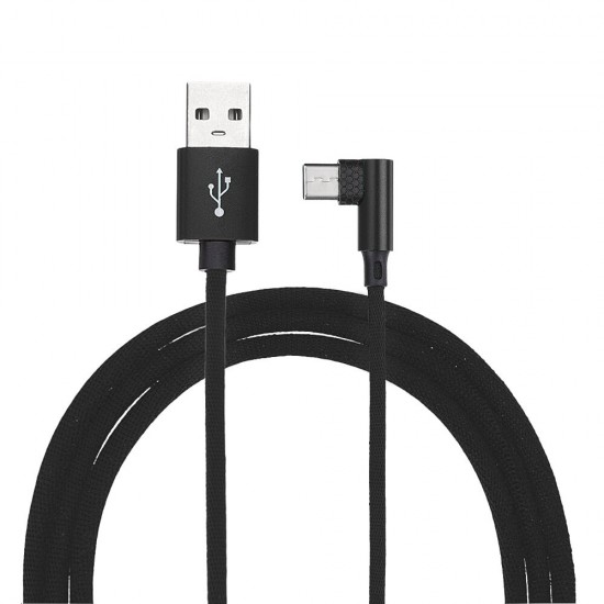 90 Degree USB3.0 Type C Charging Data Cable 3.28ft/1m for Mi A2 Pocophone F1