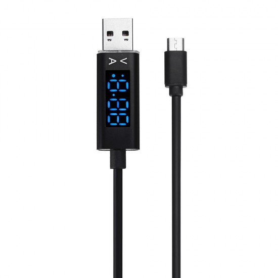 Current Voltage Display USB Micro USB Charging Data Cable 0.66ft/0.2m for Honor 8X