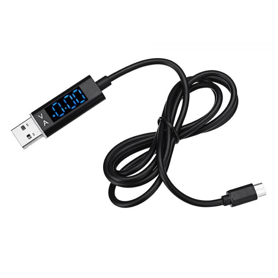 Current Voltage Display USB Micro USB Charging Data Cable 0.66ft/0.2m for Honor 8X Current Voltage Display USB Micro USB Charging Data Cable 0.66ft/0.2m for Honor 8X