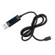 Current Voltage Display USB Micro USB Charging Data Cable 0.66ft/0.2m for Honor 8X