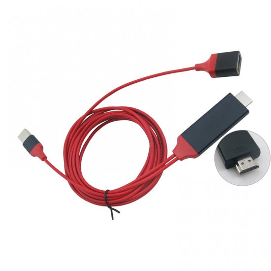 HDMI High-definition Adapter Cable Type-C Same Screen Digital Cable Screen Adapter Cable For TV Tablet HDMI High-definition Adapter Cable Type-C Same Screen Digital Cable Screen Adapter Cable For TV Tablet