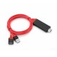 HDMI High-definition Adapter Cable Type-C Same Screen Digital Cable Screen Adapter Cable For TV Tablet HDMI High-definition Adapter Cable Type-C Same Screen Digital Cable Screen Adapter Cable For TV Tablet