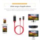 HDMI High-definition Adapter Cable Type-C Same Screen Digital Cable Screen Adapter Cable For TV Tablet HDMI High-definition Adapter Cable Type-C Same Screen Digital Cable Screen Adapter Cable For TV Tablet