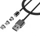 Magnetic LED Indicator 2.4A Type C Micro USB Fast Charging Data Cable For Huawei P30 Pro P40 Mi10 K30 Poco X2 S20 5G Magnetic LED Indicator 2.4A Type C Micro USB Fast Charging Data Cable For Huawei P30 Pro P40 Mi10 K30 Poco X2 S20 5G