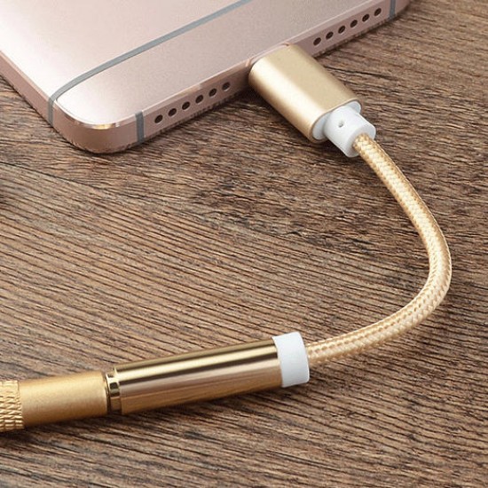 Nylon USB 3.0 Type-C to 3.5mm Audio Earphone Adapter Cable for Letv 2 Pro Max 2 Nylon USB 3.0 Type-C to 3.5mm Audio Earphone Adapter Cable for Letv 2 Pro Max 2