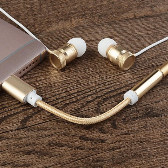 Nylon USB 3.0 Type-C to 3.5mm Audio Earphone Adapter Cable for Letv 2 Pro Max 2 Nylon USB 3.0 Type-C to 3.5mm Audio Earphone Adapter Cable for Letv 2 Pro Max 2