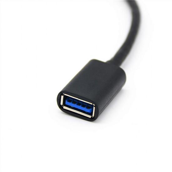 USB 3.0 90 Degree Angle High Speed Portable Extension Data Cable For Home Office Business-Left