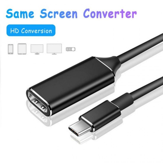 USB C HDMI Cable Adapter Type C to HDMI Screen Converter For Laptop MacBook Huawei Mate 20 P20 Pro