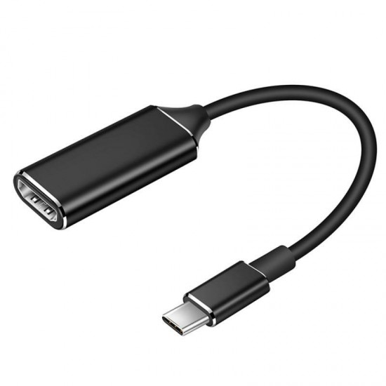 USB Type C To Female HDMI 4K HD TV Cable Adapter For Samsung S20+ Note 20 Huawei P30 P40 Pro Mate30+ MI10 Note 9S USB Type C To Female HDMI 4K HD TV Cable Adapter For Samsung S20+ Note 20 Huawei P30 P40 Pro Mate30+ MI10 Note 9S