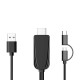 Universal HD On-screen Cable Typc-c Micro USB to HDMI Cable TV Projector On-screen Device For Huawei P30 P40 Pro S20+ Note 20 Universal HD On-screen Cable Typc-c Micro USB to HDMI Cable TV Projector On-screen Device For Huawei P30 P40 Pro S20+ Note 20