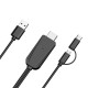Universal HD On-screen Cable Typc-c Micro USB to HDMI Cable TV Projector On-screen Device For Huawei P30 P40 Pro S20+ Note 20 Universal HD On-screen Cable Typc-c Micro USB to HDMI Cable TV Projector On-screen Device For Huawei P30 P40 Pro S20+ Note 20