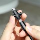 2.4A Type C High-density Braided Fast Charging Data Cable 23cm With Micro USB Adapter Buckle 2.4A Type C High-density Braided Fast Charging Data Cable 23cm With Micro USB Adapter Buckle
