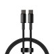 CW-YMS 100W USB-C to USB-C PD Cable PD3.0 Power Delivery QC4.0 Fast Charging Data Transmission Cord Line For Samsung Galaxy Note 20 For iPad Pro 2020 MacBook Air 2020 Mi 10 Huawei P40 CW-YMS 100W USB-C to USB-C PD Cable PD3.0 Power Delivery QC4.0 Fast Charging Data Transmission Cord Line For Samsung Galaxy Note 20 For iPad Pro 2020 MacBook Air 2020 Mi 10 Huawei P40