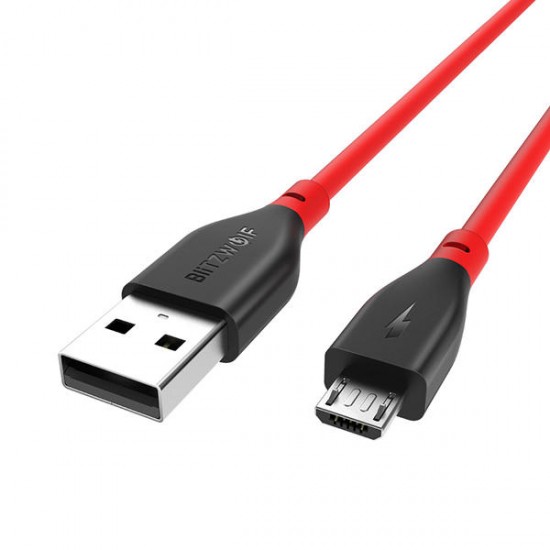 ?BW-MC11 2.4A Micro USB Charging Data Cable 3.33ft/1m